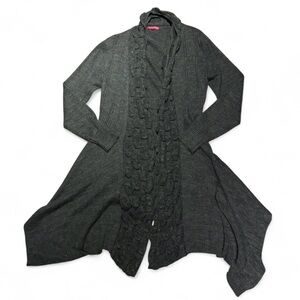 Elegant Charcoal Cardigan